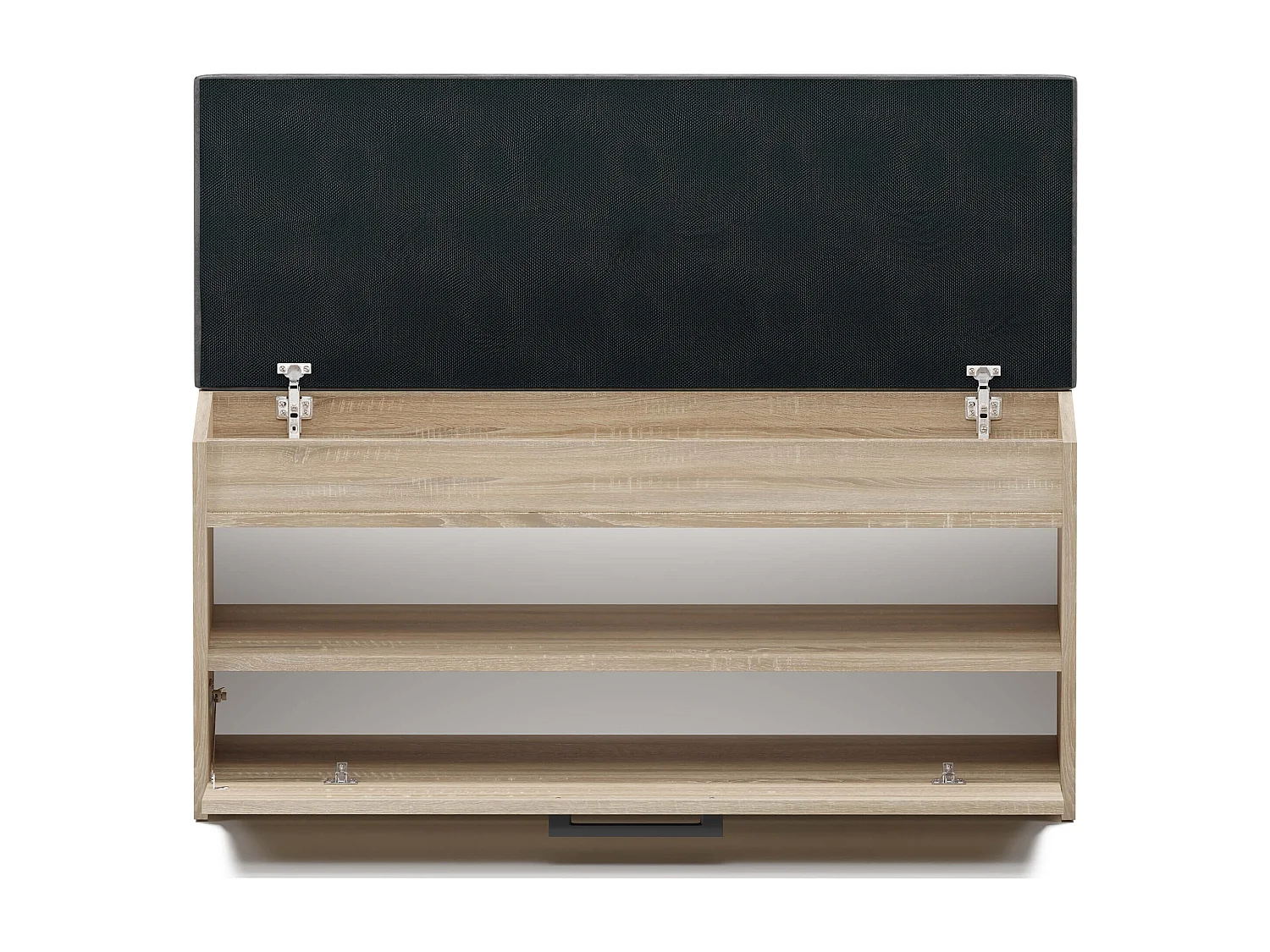 Scarpiera con panca 100x49x35 cm rovere chiaro SCAT6