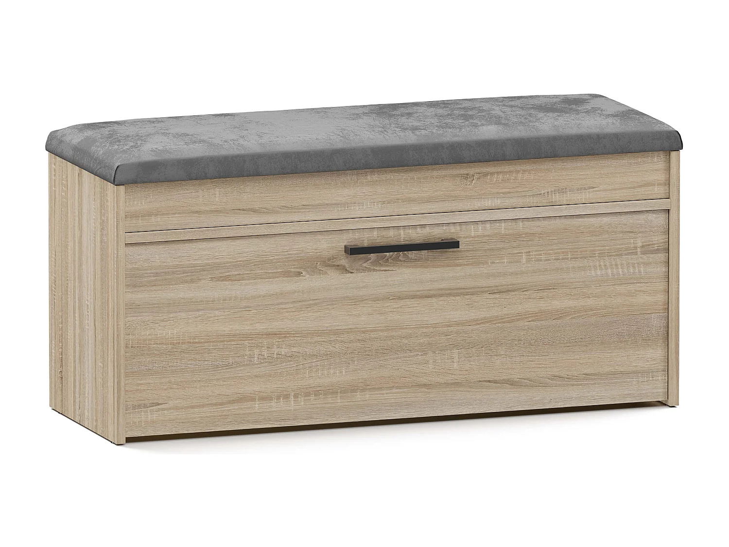 Scarpiera con panca 100x49x35 cm rovere chiaro SCAT6