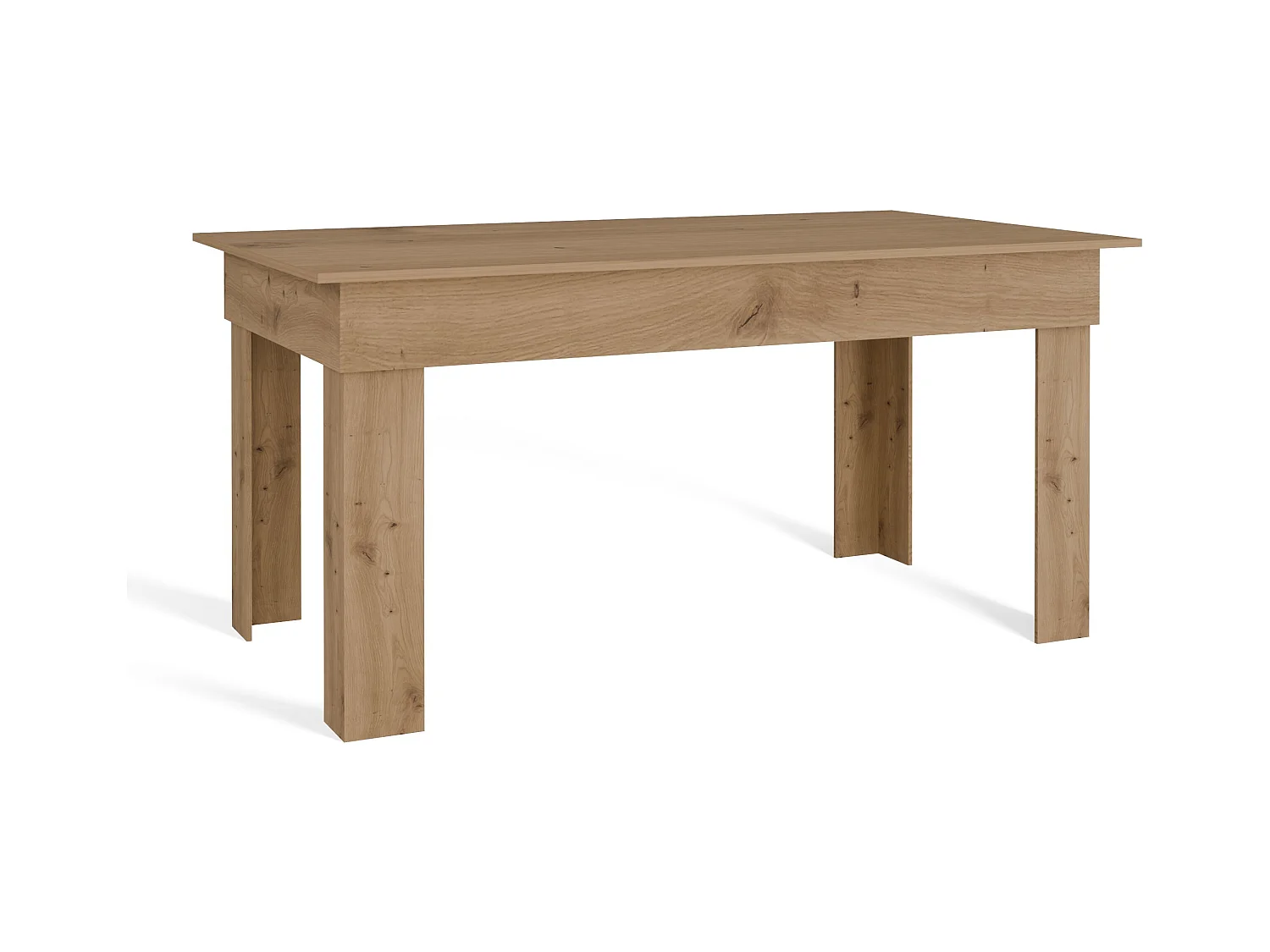 Tavolo da pranzo 160x75x80 cm rovere TPT1