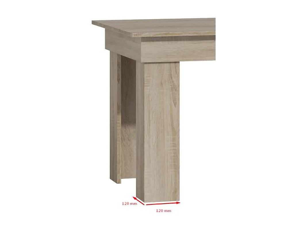 Tavolo da pranzo 160x75x80 cm rovere TPT1