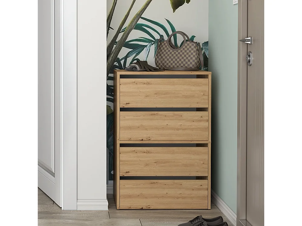 Scarpiera ingresso 60x88x36 cm rovere SCAT2