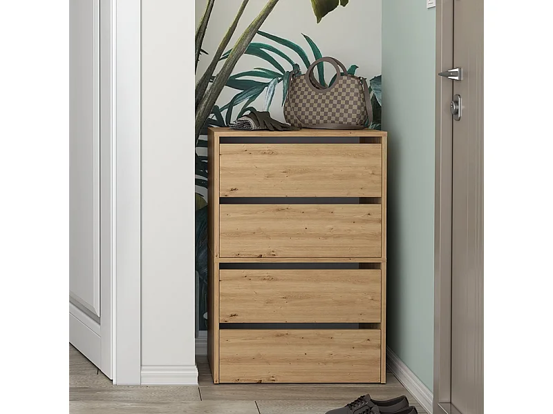 Scarpiera ingresso 60x88x36 cm rovere SCAT2