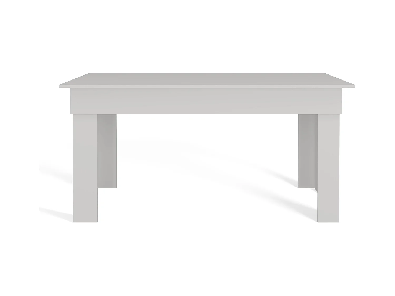 Tavolo da pranzo 160x75x80 cm bianco TPT1