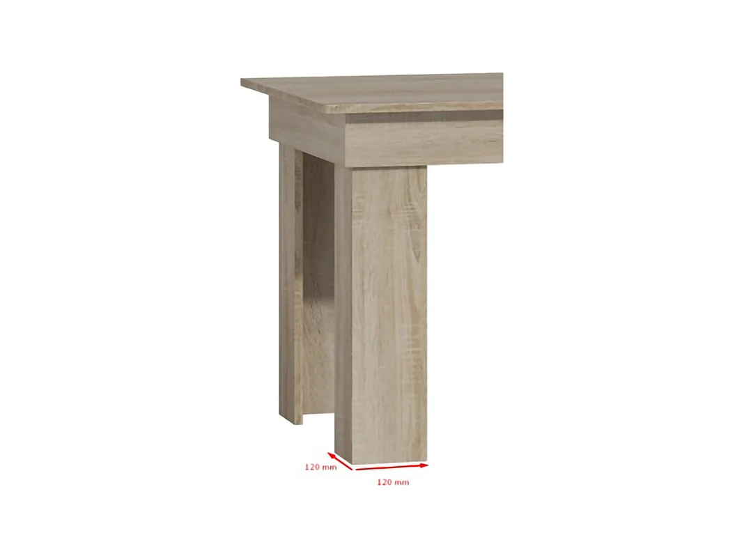 Tavolo da pranzo 160x75x80 cm bianco TPT1