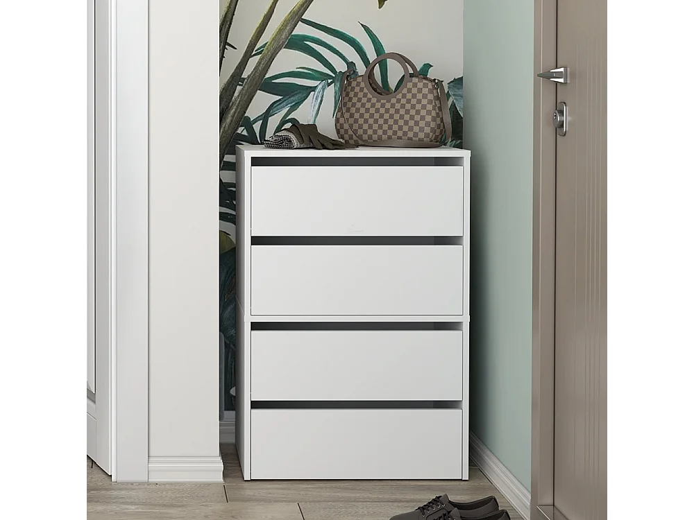 Scarpiera ingresso 60x88x36 cm bianco SCAT2