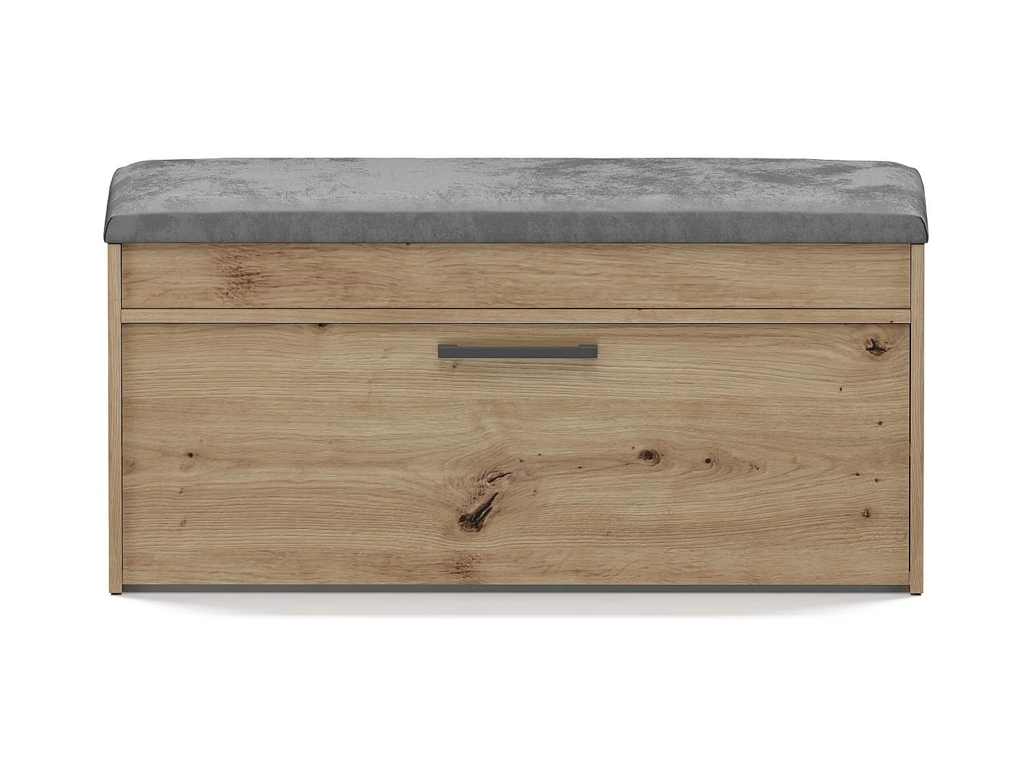 Scarpiera con panca 100x49x35 cm rovere naturale SCAT6