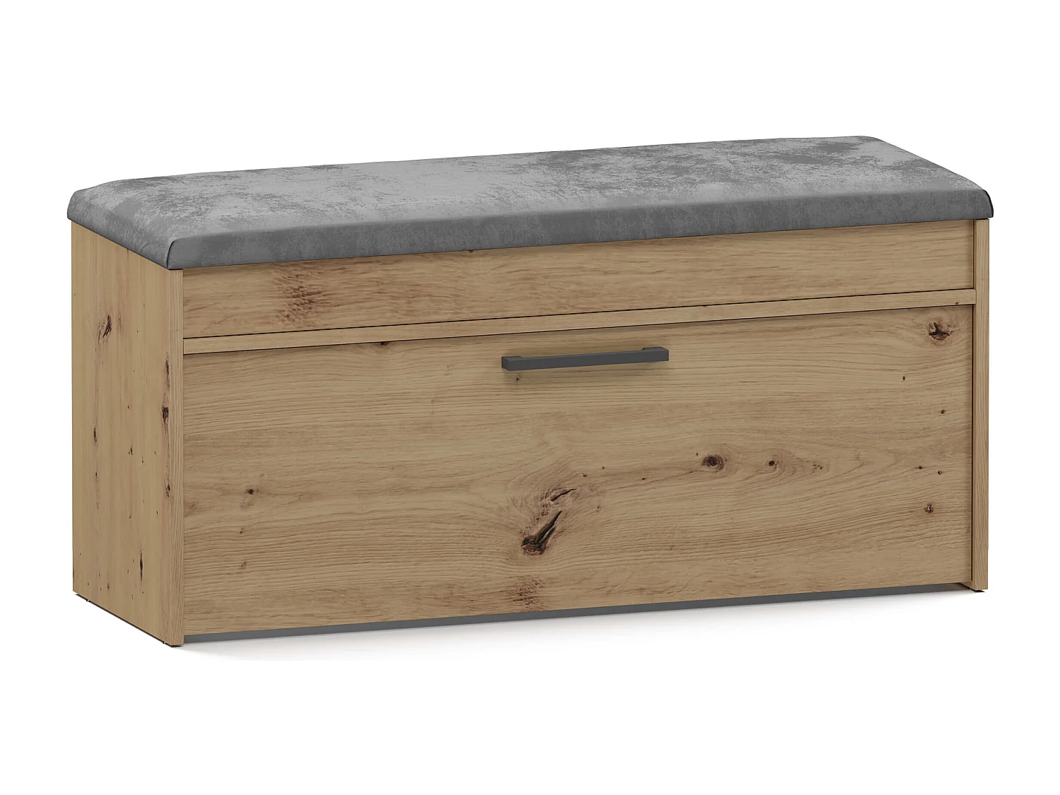 Scarpiera con panca 100x49x35 cm rovere naturale SCAT6