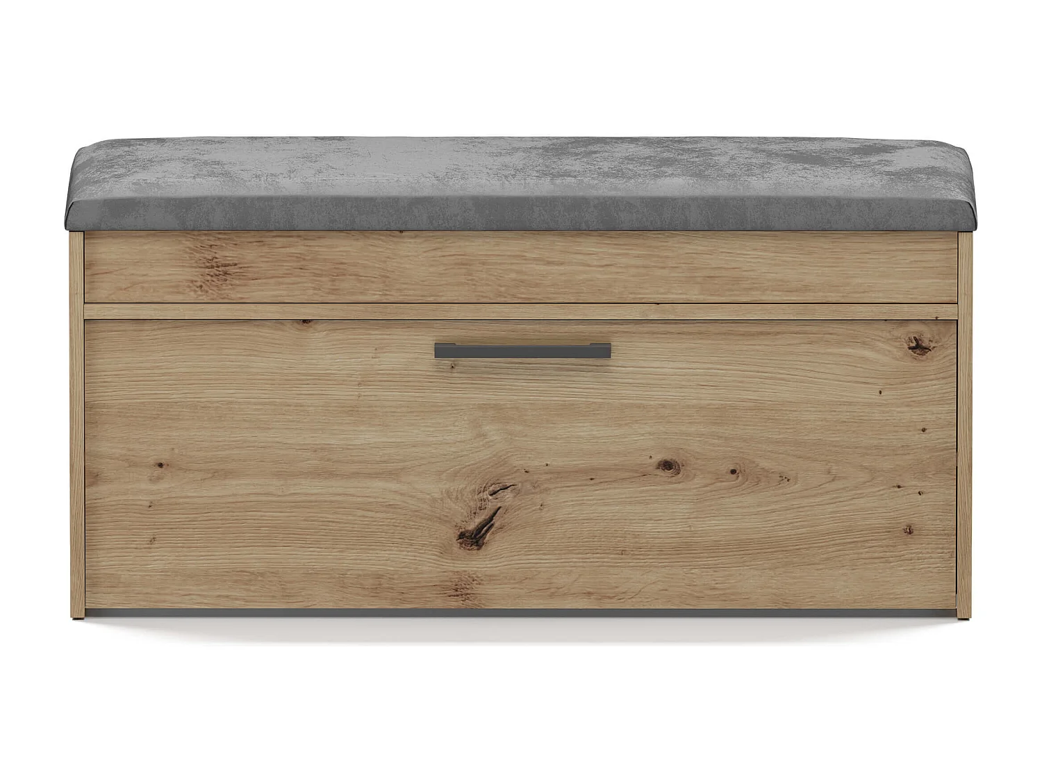 Scarpiera con panca 100x49x35 cm rovere naturale SCAT6