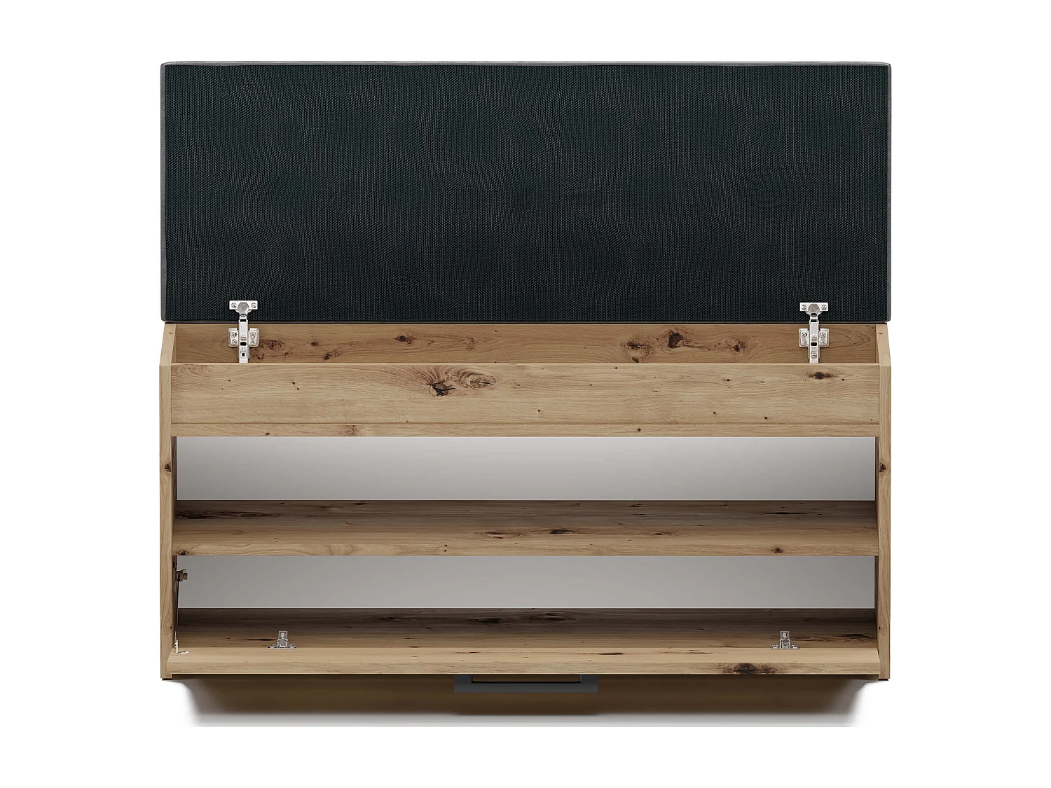 Scarpiera con panca 100x49x35 cm rovere naturale SCAT6