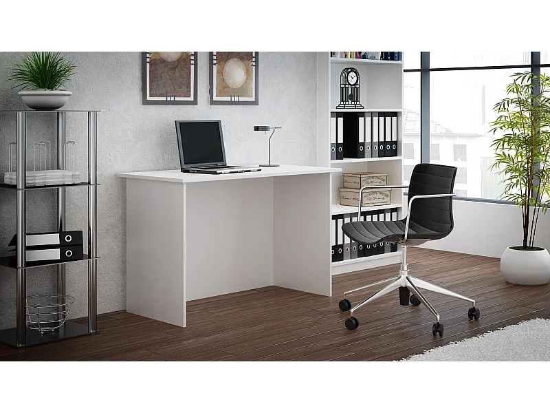 Scrivania moderna 120x75x60 cm bianca SCT1