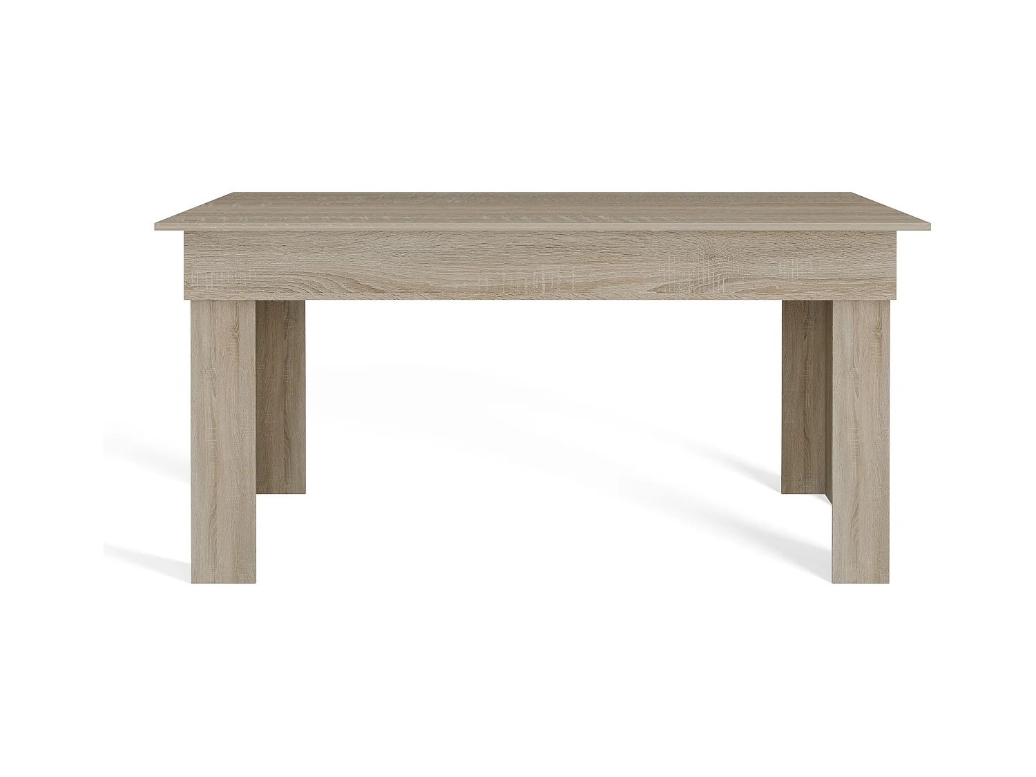 Tavolo da pranzo 160x75x80 cm rovere chiaro TPT1