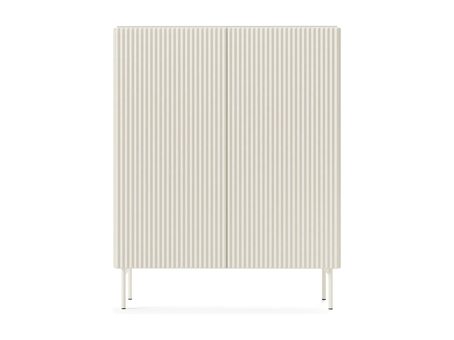 Mobile contenitore per soggiorno con 2 ante push to open in beige cashmere MCLK8