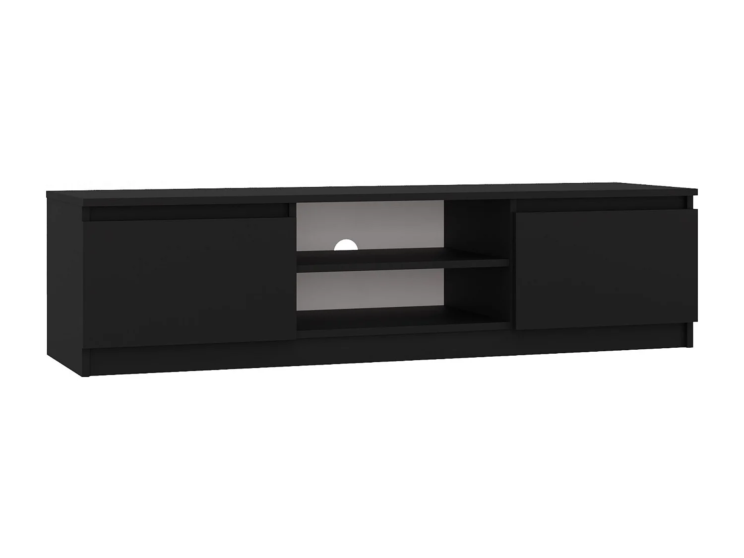 Mobile TV moderno 120 cm nero PTVT1