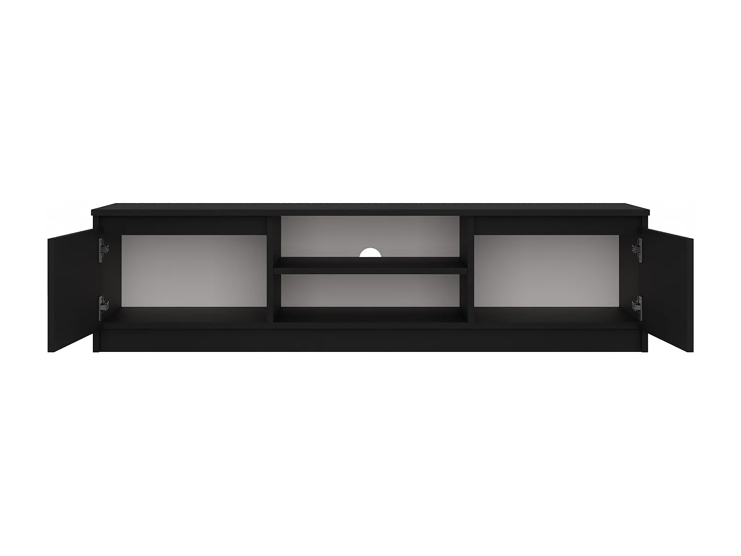 Mobile TV moderno 120 cm nero PTVT1