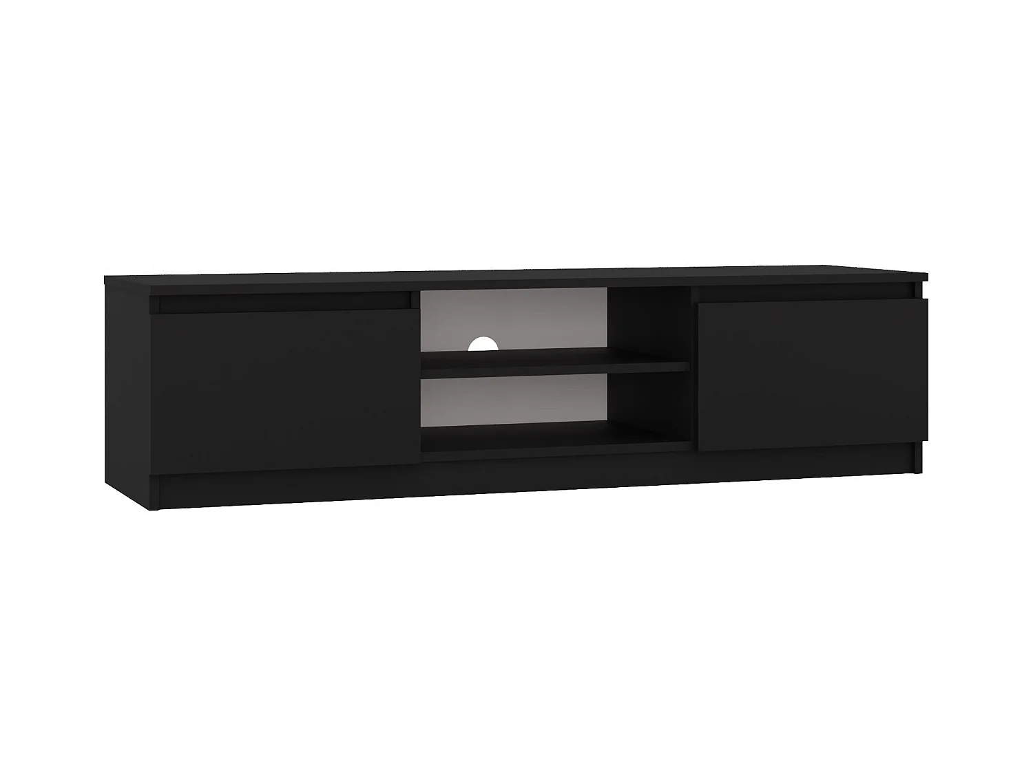 Mobile TV moderno 140 cm nero PTVT2