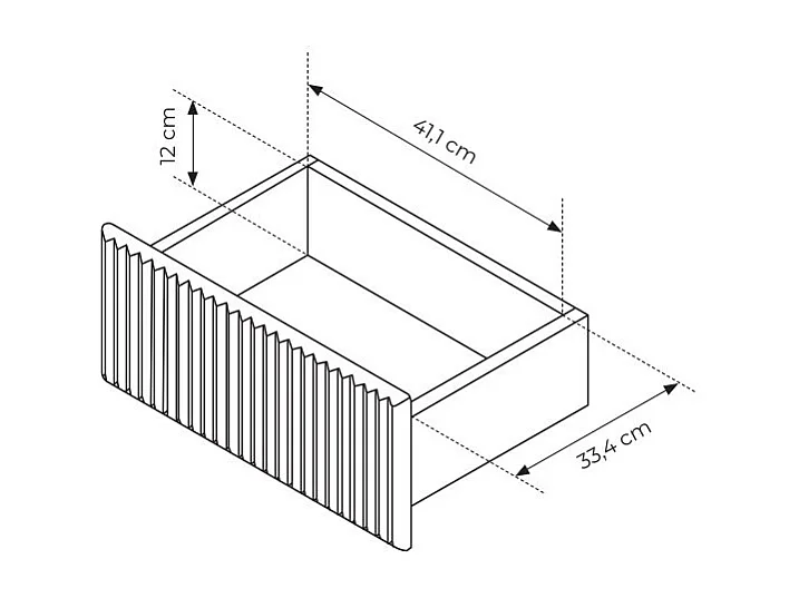 Madia moderna da soggiorno 2 ante e 3 cassetti beige cashmere MALK44