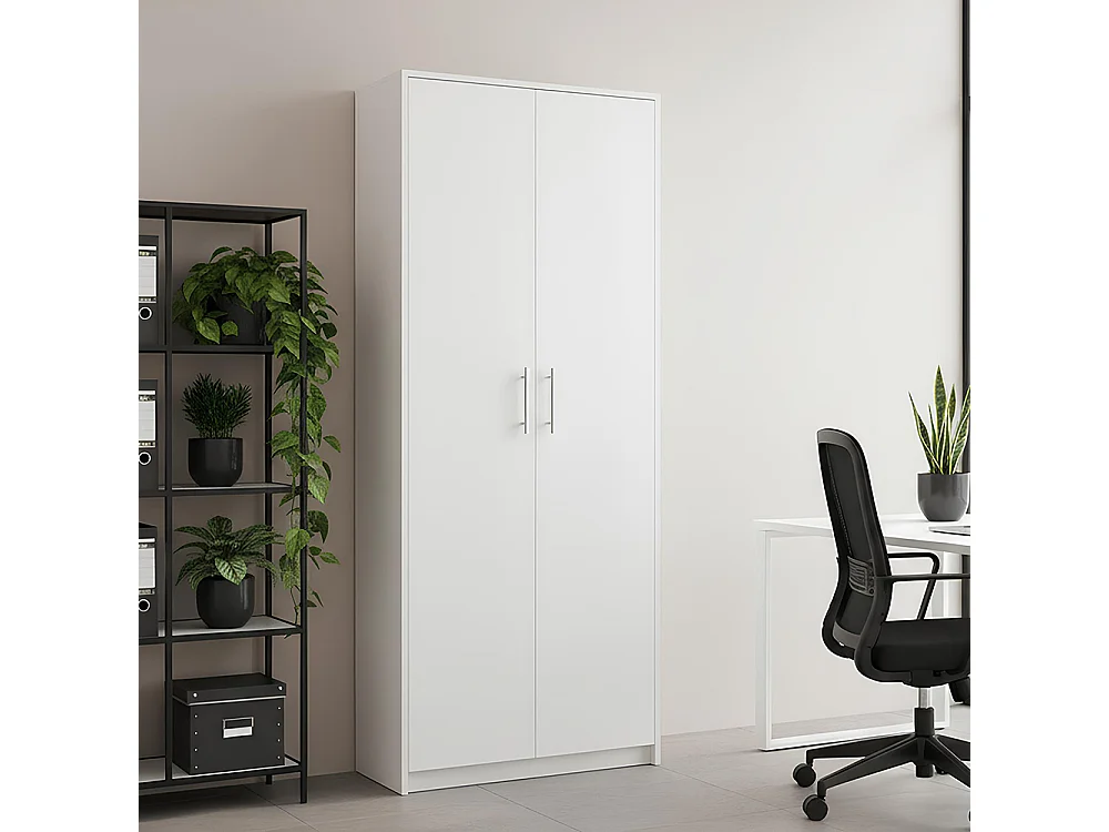 Armadio ufficio 74x180x35 cm bianco AT1