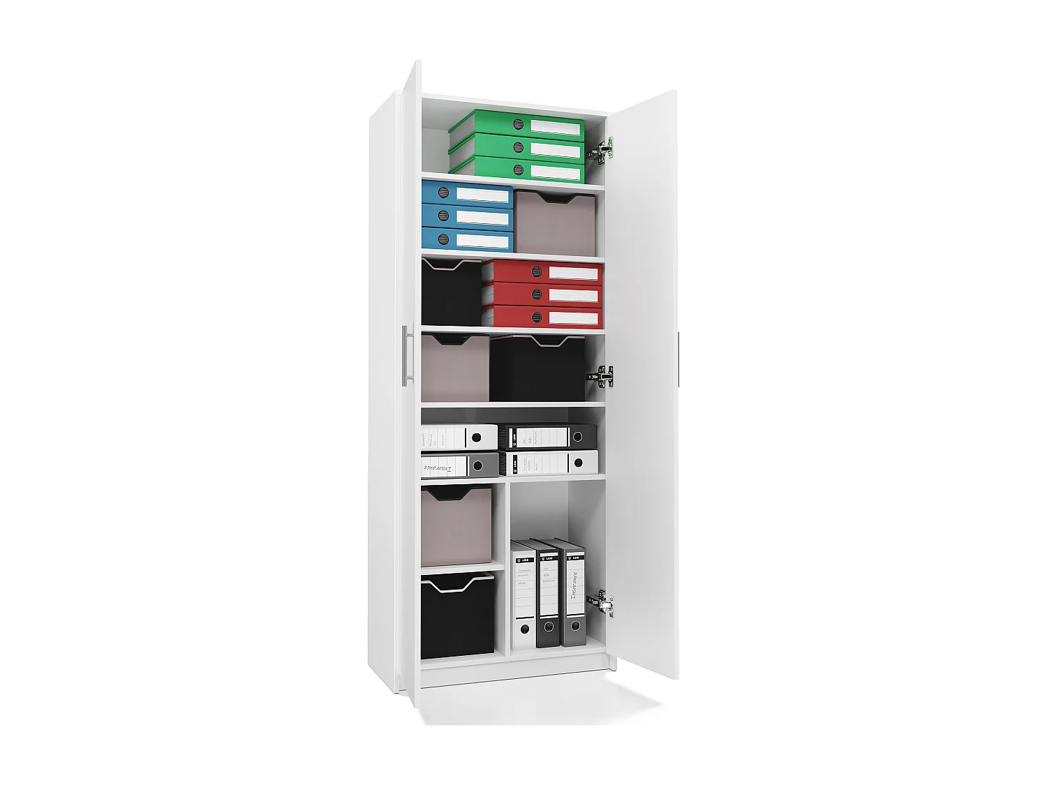 Armadio ufficio 74x180x35 cm bianco AT1