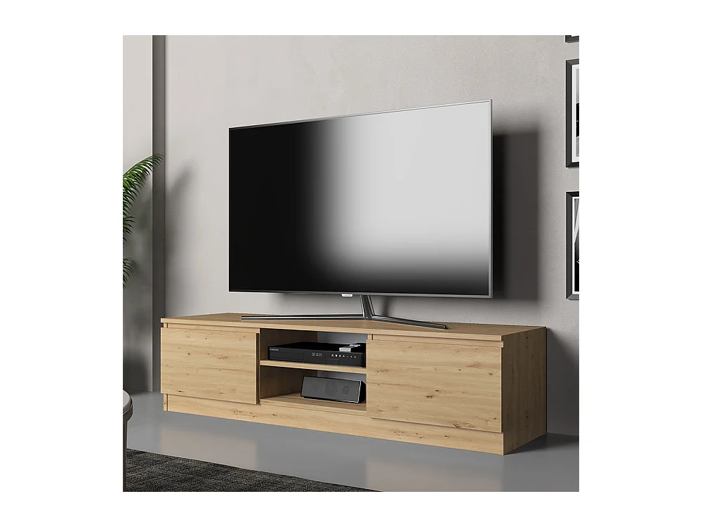 Mobile TV moderno 140 cm rovere PTVT2