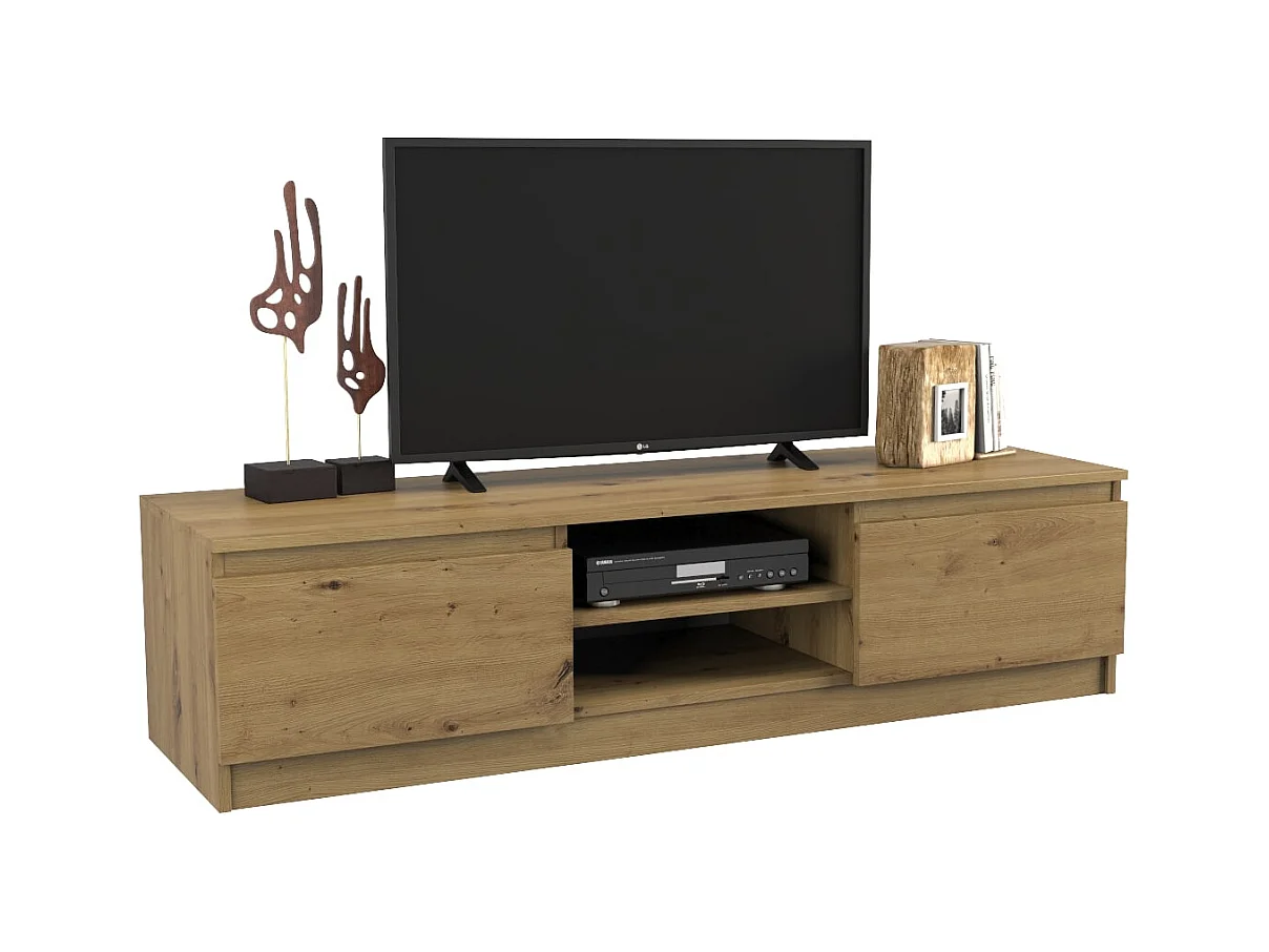Mobile TV moderno 140 cm rovere PTVT2