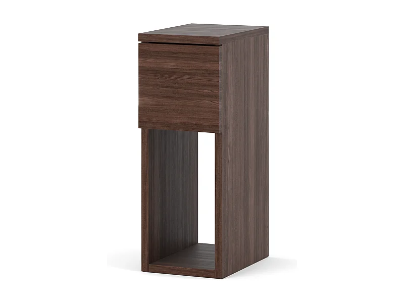 Table de chevet étroite 20 cm chêne wengé - table de nuit pour chambre à coucher