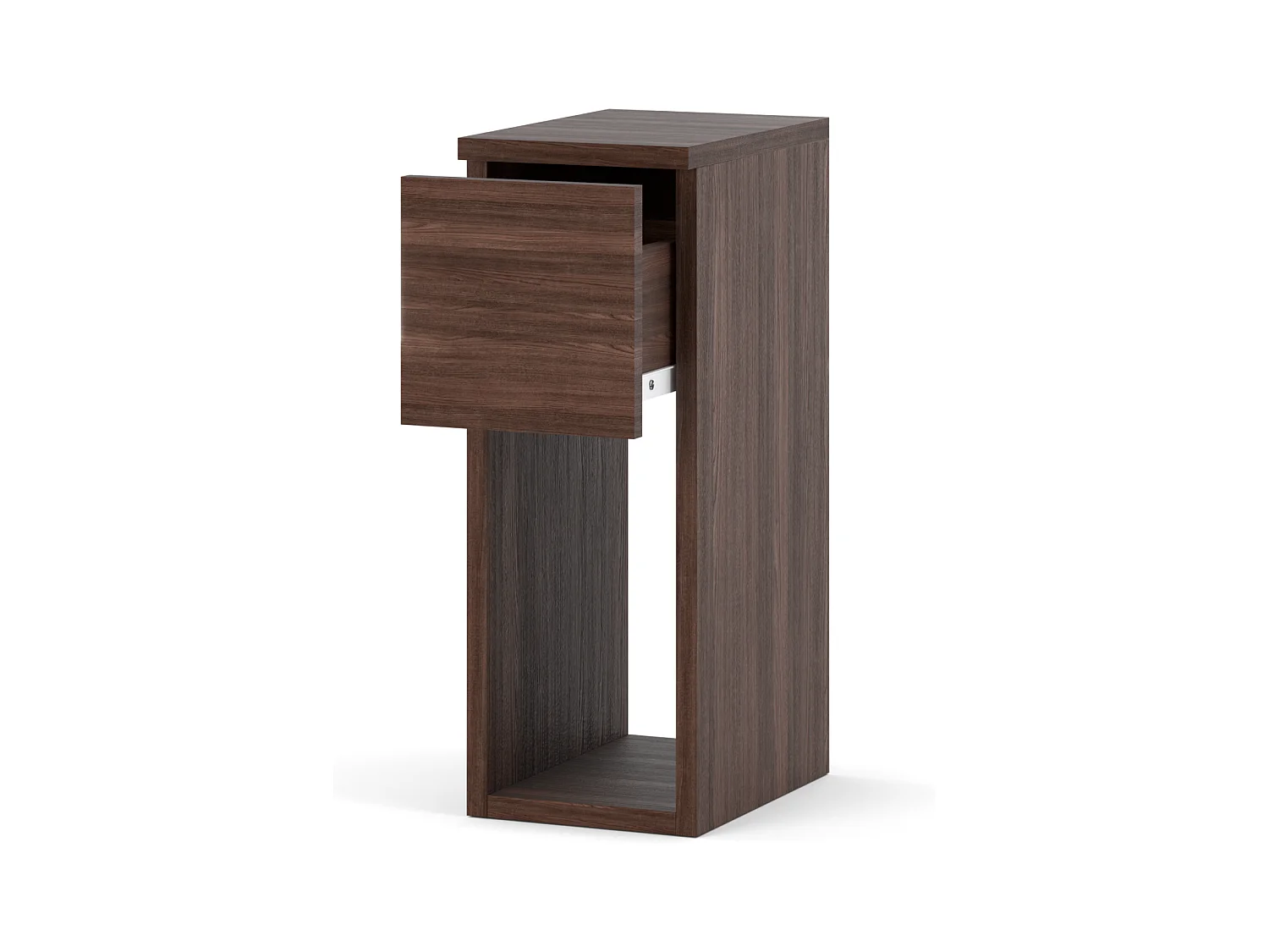 Table de chevet étroite 20 cm chêne wengé - table de nuit pour chambre à coucher