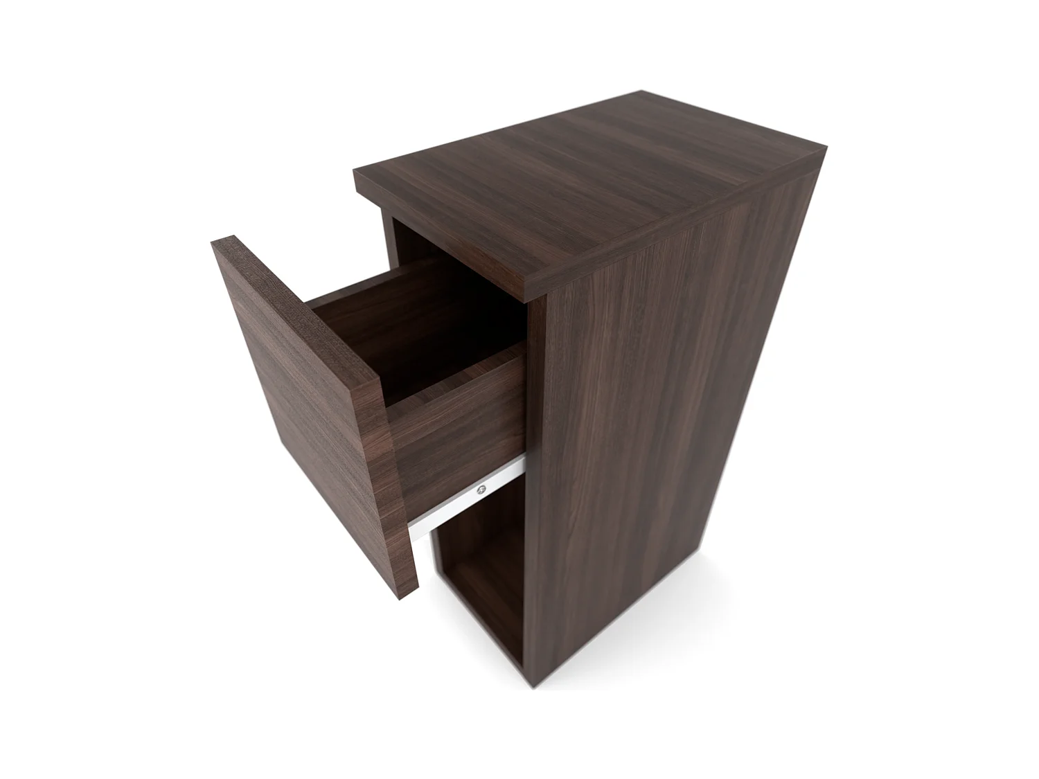 Table de chevet étroite 20 cm chêne wengé - table de nuit pour chambre à coucher