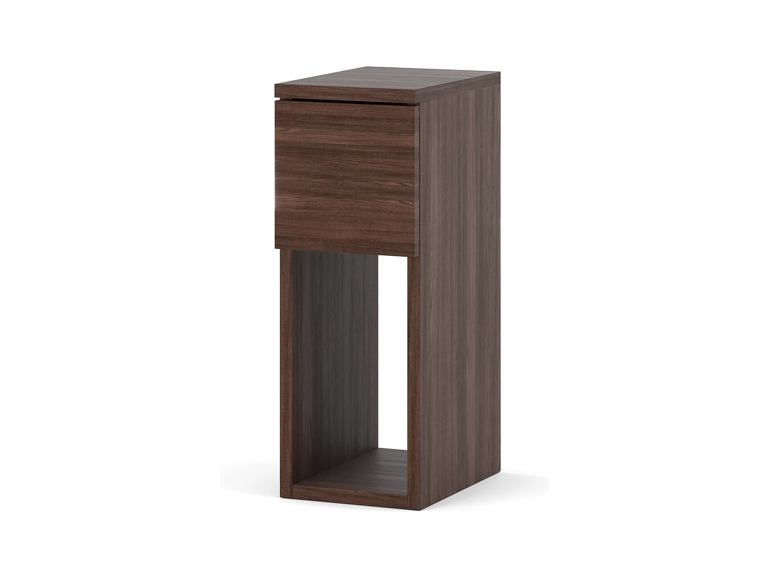 Table de chevet étroite 20 cm chêne wengé - table de nuit pour chambre à coucher