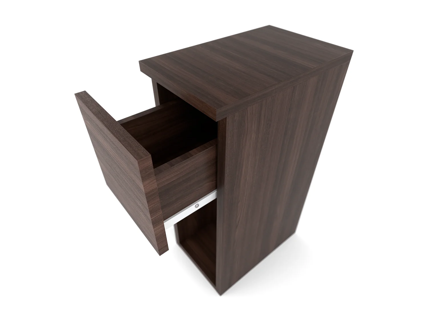 Table de chevet étroite 20 cm chêne wengé - table de nuit pour chambre à coucher