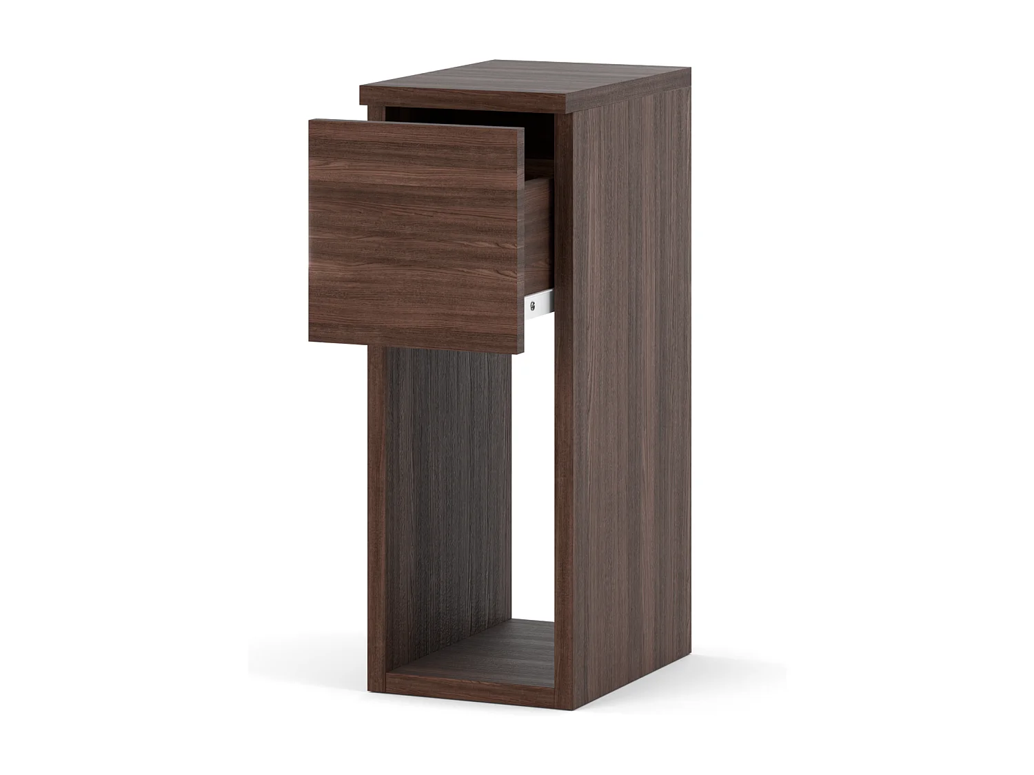 Table de chevet étroite 20 cm chêne wengé - table de nuit pour chambre à coucher