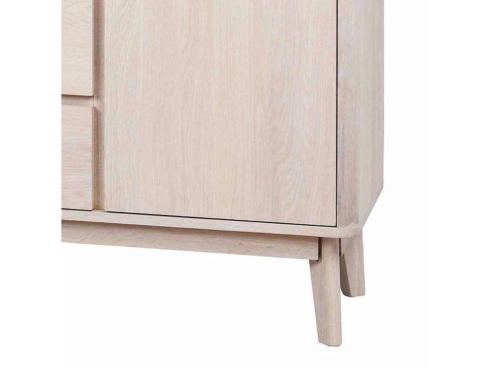 Wohnzimmer Sideboard mit Eiche furniert White Wash