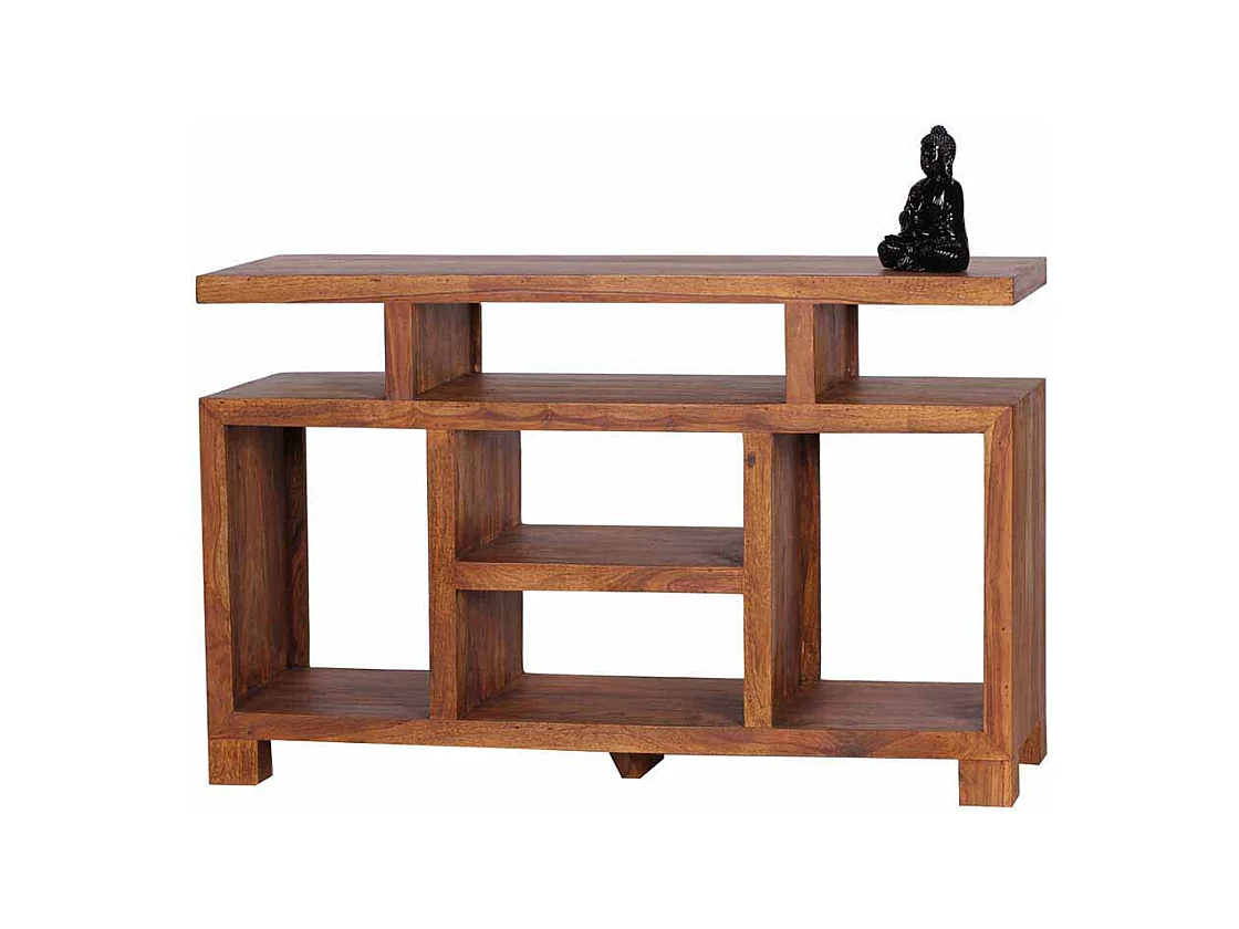 Wohnzimmer Sideboard aus Sheesham Massivholz 120 cm
