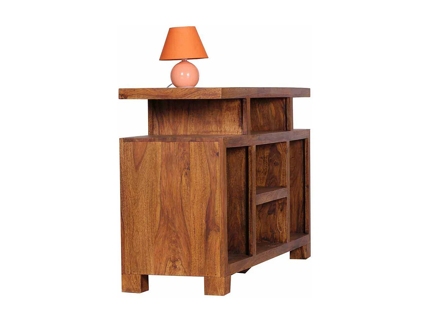 Wohnzimmer Sideboard aus Sheesham Massivholz 120 cm