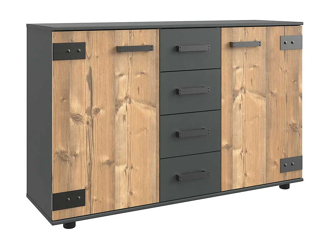 Modernes Sidebord im Industry und Loft Stil rechteckiger Form