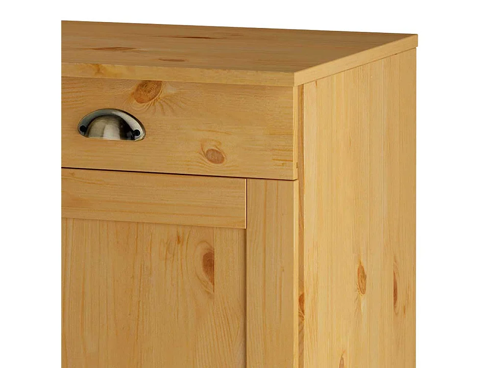 Kiefer massiv Sideboard im Landhausstil drei Schubladen und Türen