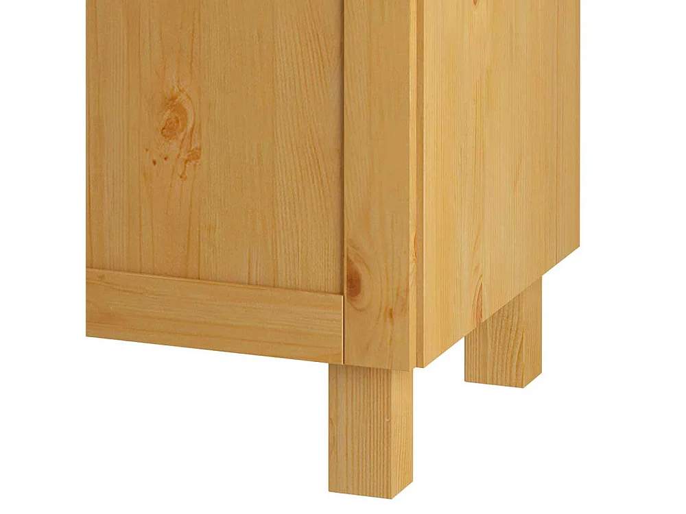 Kiefer massiv Sideboard im Landhausstil drei Schubladen und Türen