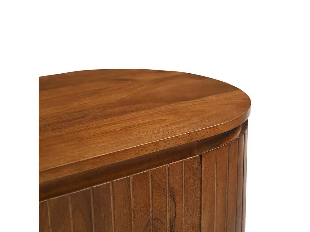 Sideboard Holzkommode mit Vierfußgestell aus Metall in Mangoholz Naturfarben