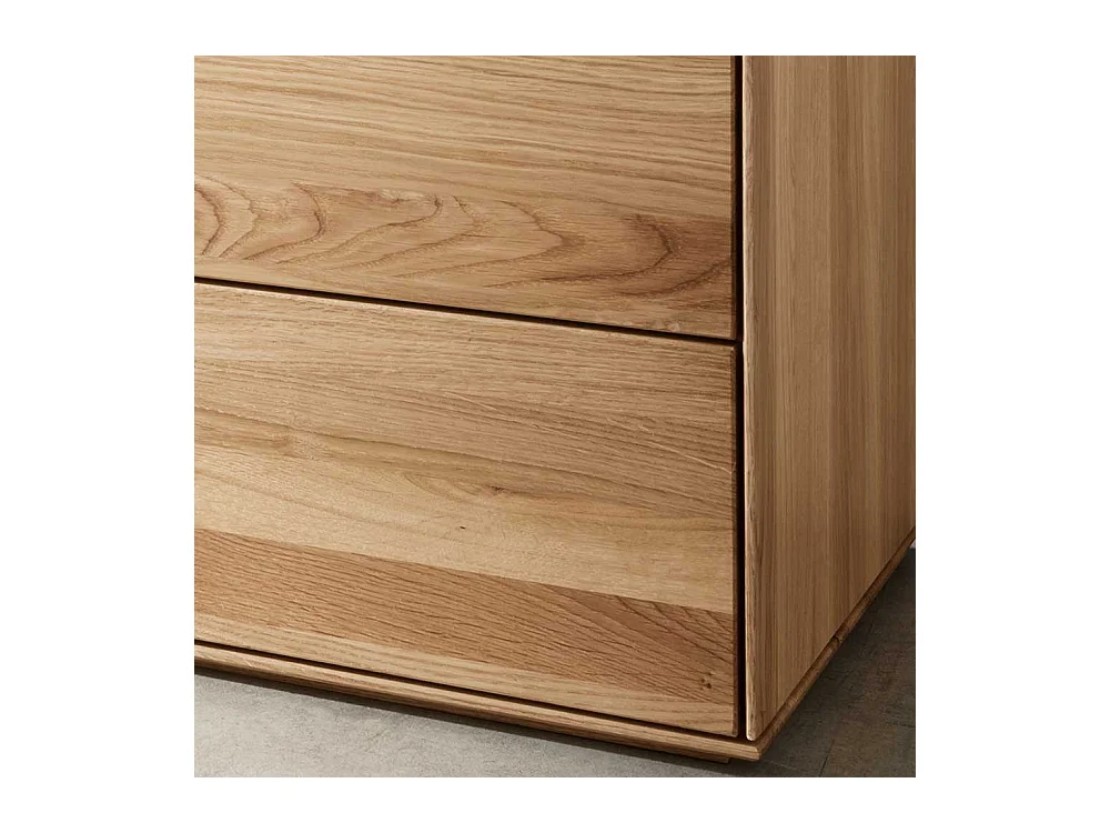Schubladensideboard aus Wildeiche Massivholz Soft Close
