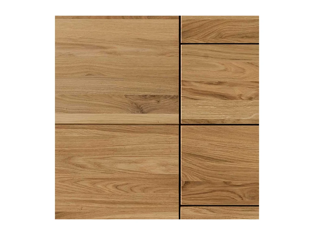 Schubladensideboard aus Wildeiche Massivholz Soft Close