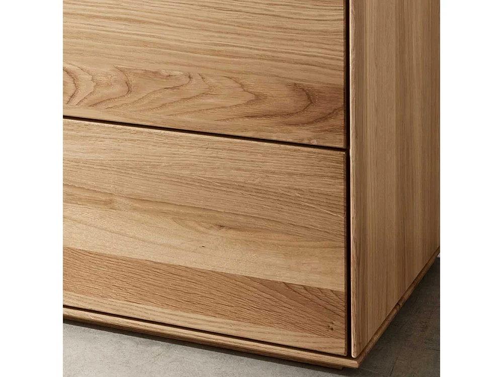 Schubladensideboard aus Wildeiche Massivholz Soft Close