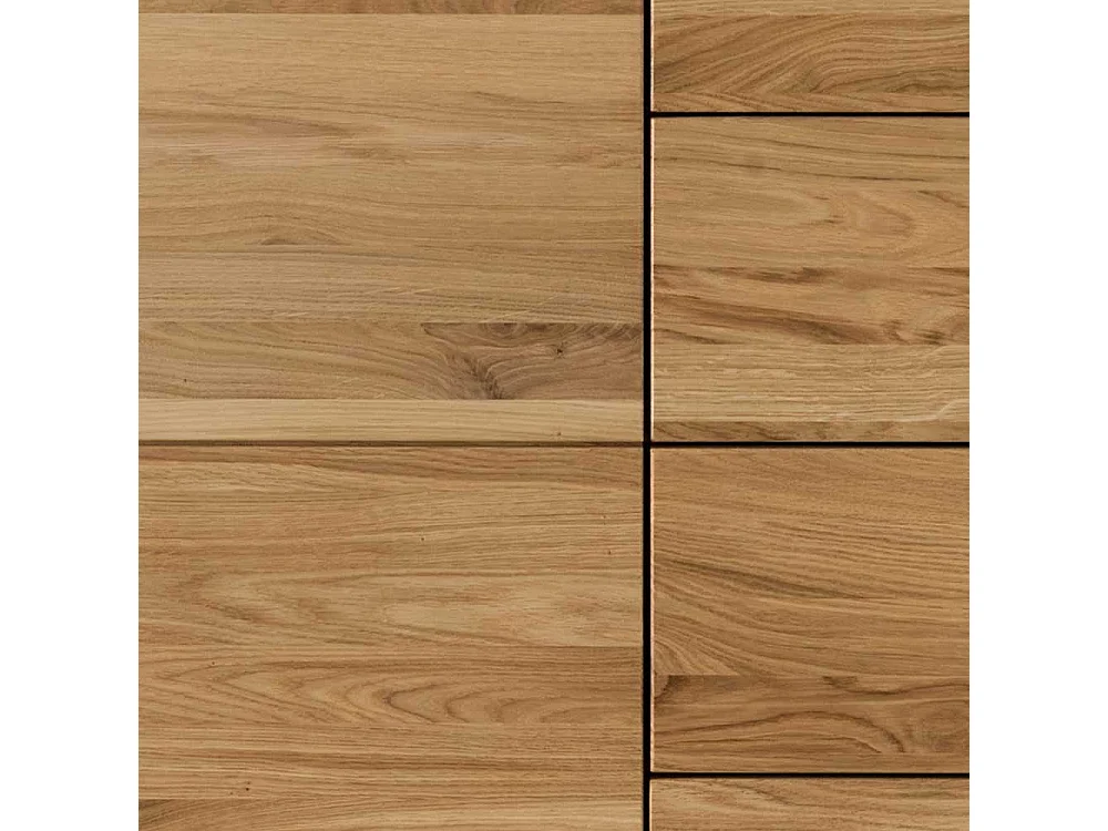 Schubladensideboard aus Wildeiche Massivholz Soft Close