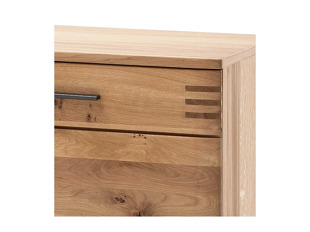 Wohnzimmer Sideboard in Balkeneiche Bianco furniert 180 cm breit