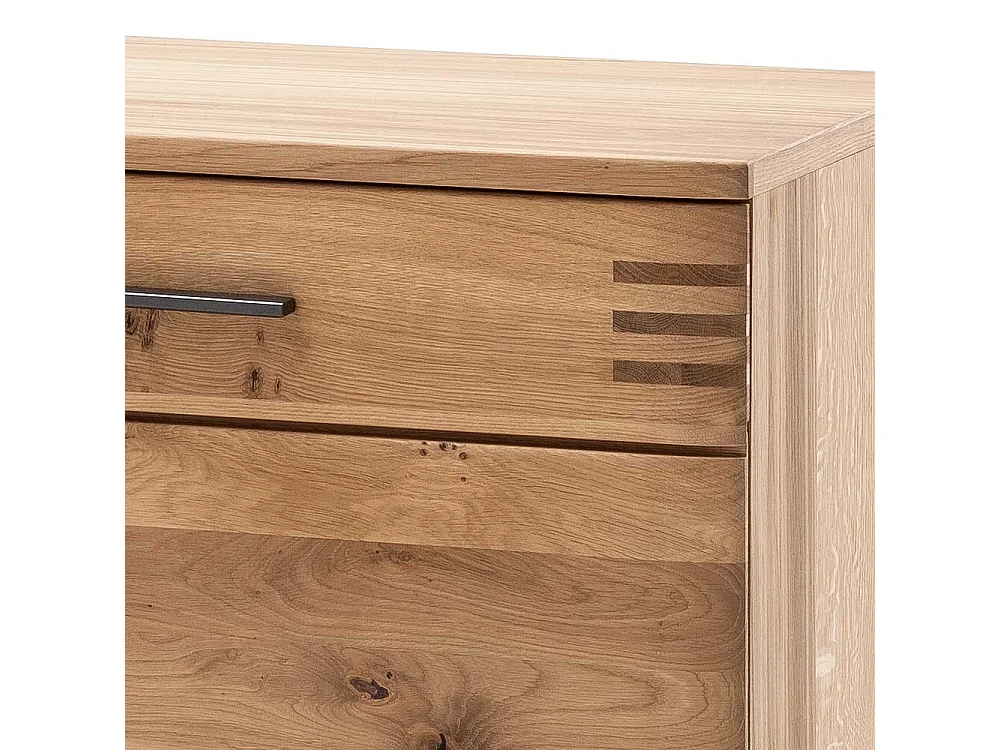 Wohnzimmer Sideboard in Balkeneiche Bianco furniert 180 cm breit