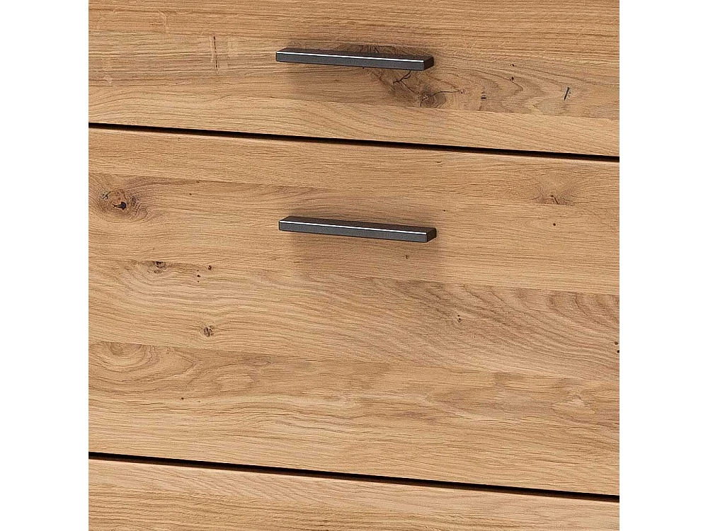 Wohnzimmer Sideboard in Balkeneiche Bianco furniert 180 cm breit