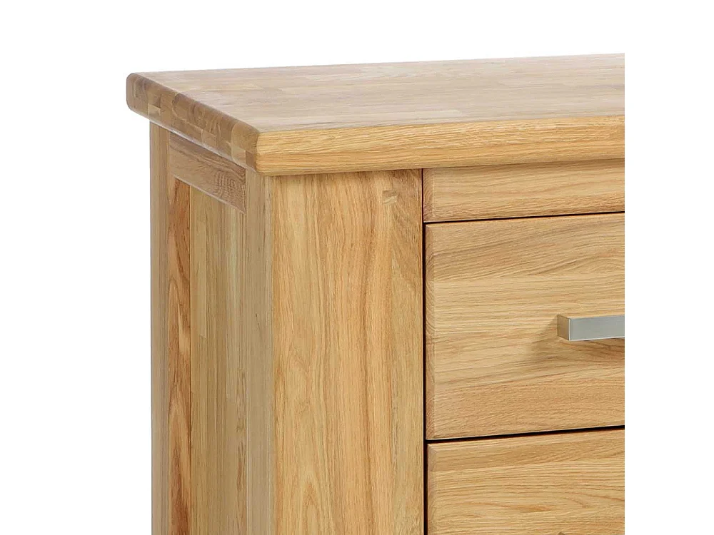 Wohnzimmer Anrichte aus Wildeiche Massivholz 202 cm breit