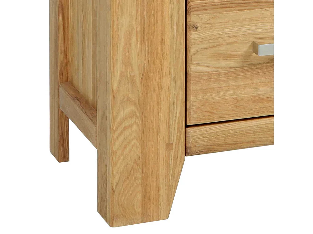 Wohnzimmer Anrichte aus Wildeiche Massivholz 202 cm breit