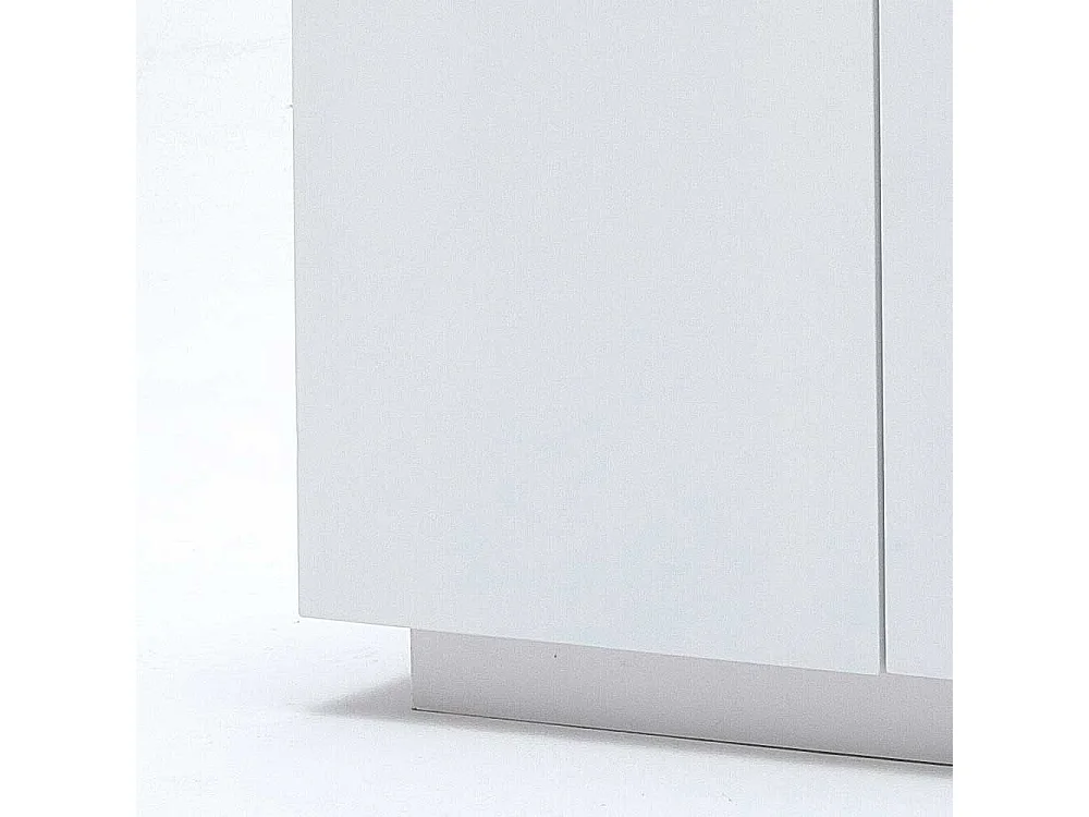 Sideboard mit dimmbarer Beleuchtung Weiß