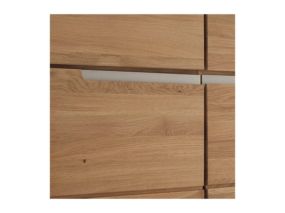 Sideboard aus Wildeiche massiv Bianco geölt 180 cm