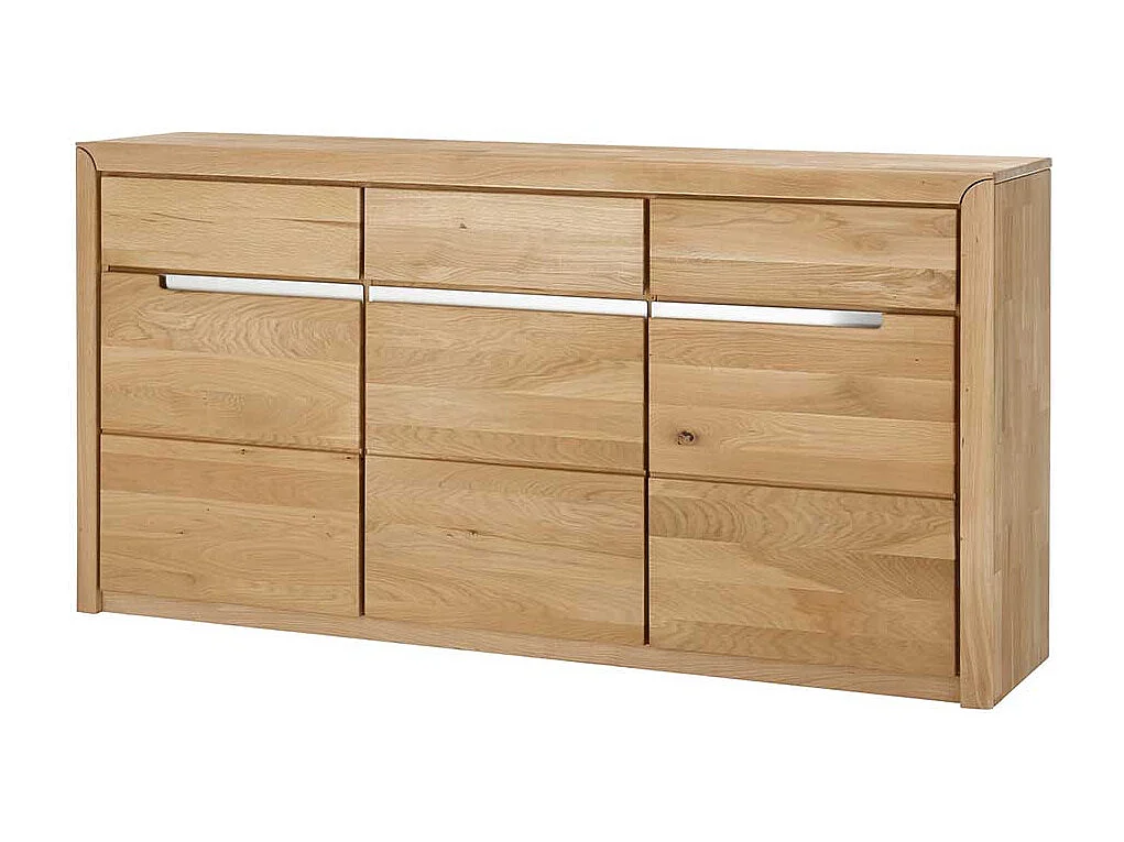 Sideboard aus Wildeiche massiv Bianco geölt 180 cm