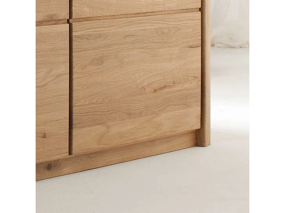 Sideboard aus Wildeiche massiv Bianco geölt 180 cm